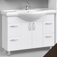 Водолей Тумба с раковиной Колумбия 105 венге – фотография-1